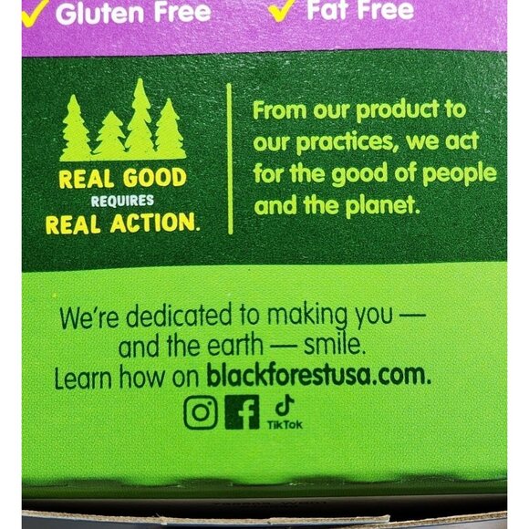 Black Forest Juicy Burst Fruit Flavored Berry Medley 40 Pouch 0.8 oz 22g Pouches - Picture 3 of 15